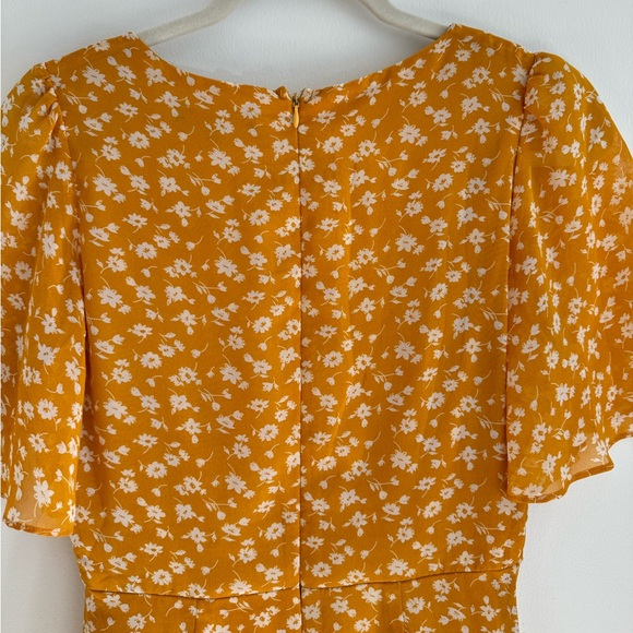 Lulus yellow floral dress - Picture 4 of 5